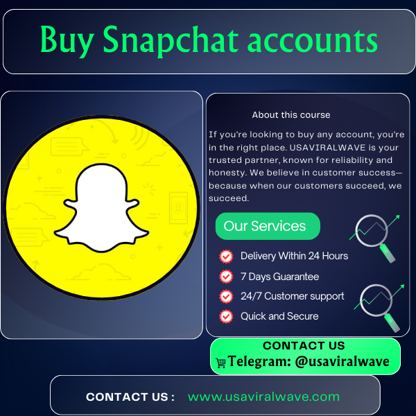 Buy Snapchat accounts