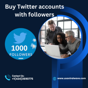 Buy Twitter accounts with followers