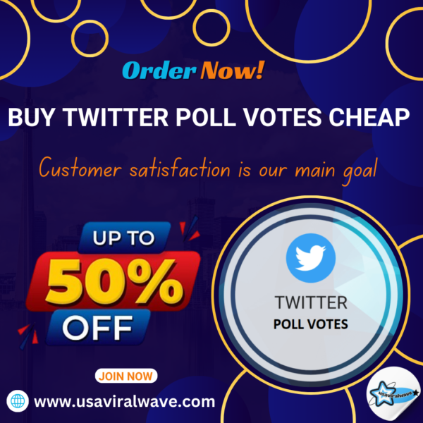 Buy Twitter poll votes cheap