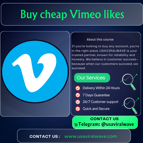 Buy cheap Vimeo likes