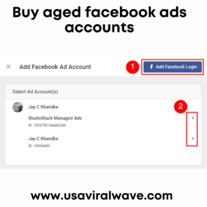 Buy aged facebook ads accounts