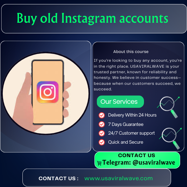 Buy old Instagram accounts