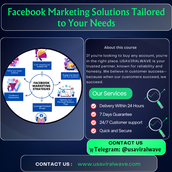 Facebook Marketing Solutions Tailored to Your Needs